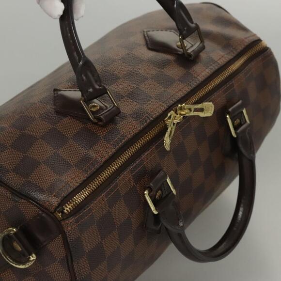 LOUIS VUITTON Damier Ebene Speedy Bandouliere 30 Hand Bag Ｎ41367 N41367 - Picture 6 of 16